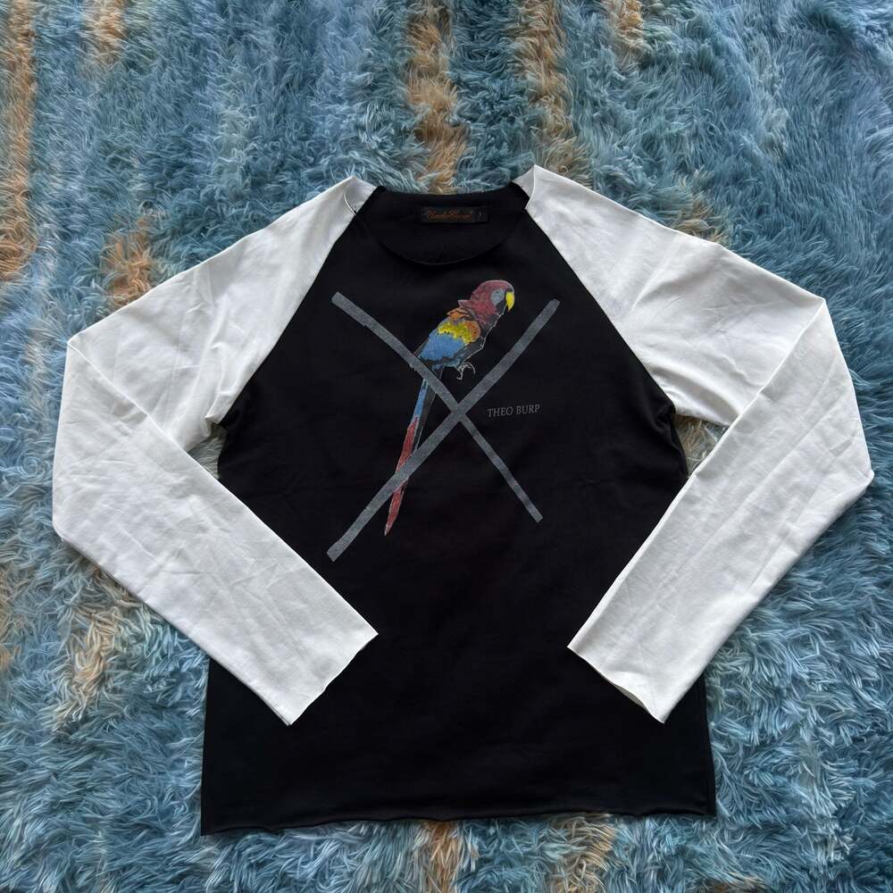 Undercover Records Theo Burp Parrot Raglan Long Sleeve T-Shirt